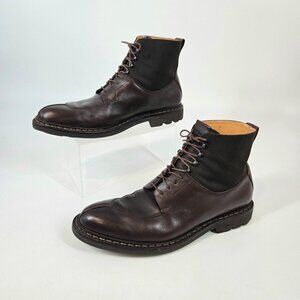 Heschung Brown Ginkgo Ankle Boot Lace Up Derby Men's Size US 11.5 UK 10